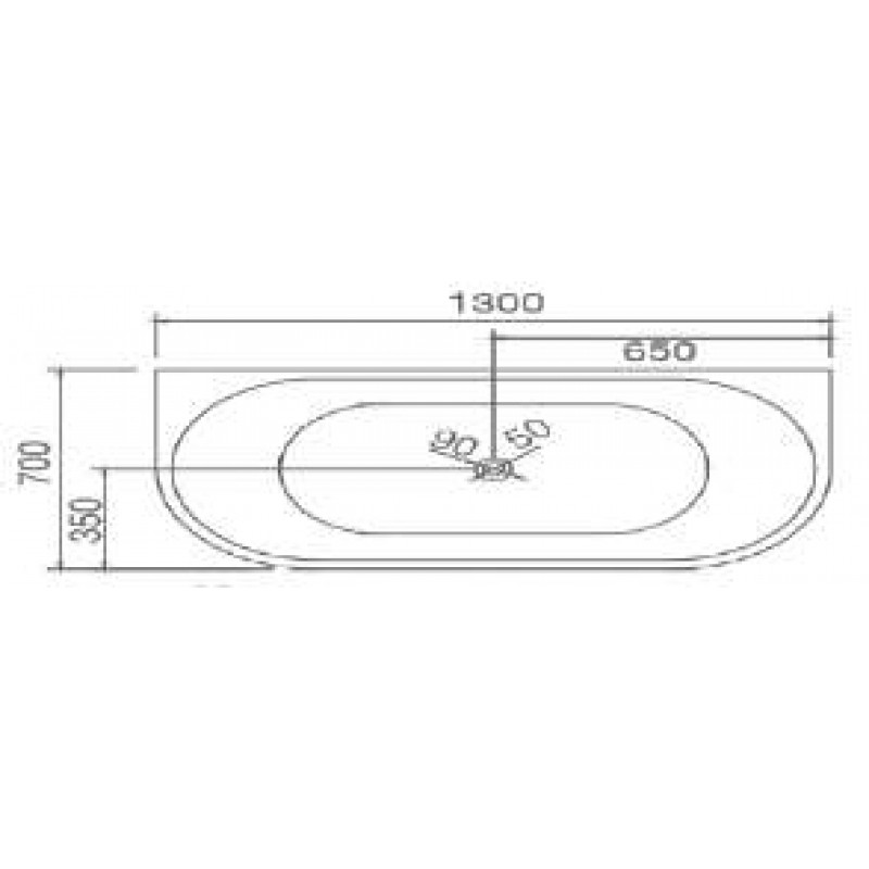 AVIA HANNAH-130 Freestanding Bath